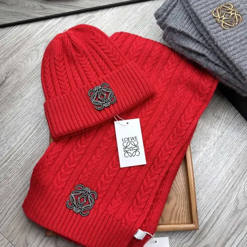 Cheap LOEWE Hat and Scarf Set #1396558 Replica Wholesale [$52.00 USD] [ITEM#1396558] on Replica LOEWE Hat and Scarf and Glove Set