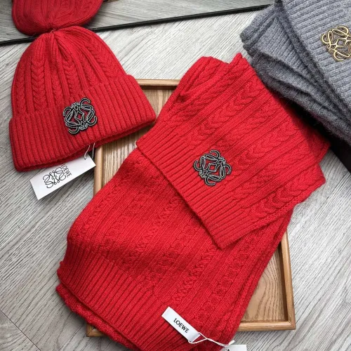 Cheap LOEWE Hat and Scarf Set #1396558 Replica Wholesale [$52.00 USD] [ITEM#1396558] on Replica LOEWE Hat and Scarf and Glove Set