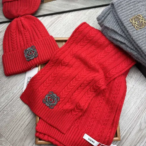 Cheap LOEWE Hat and Scarf Set #1396558 Replica Wholesale [$52.00 USD] [ITEM#1396558] on Replica LOEWE Hat and Scarf and Glove Set