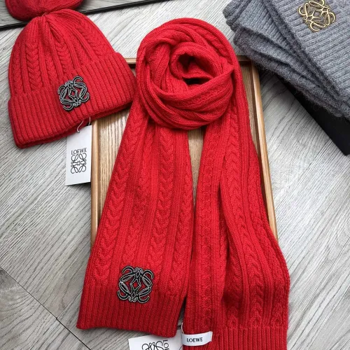 Cheap LOEWE Hat and Scarf Set #1396558 Replica Wholesale [$52.00 USD] [ITEM#1396558] on Replica LOEWE Hat and Scarf and Glove Set