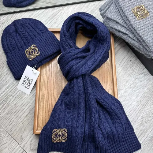 Cheap LOEWE Hat and Scarf Set #1396560 Replica Wholesale [$52.00 USD] [ITEM#1396560] on Replica LOEWE Hat and Scarf and Glove Set