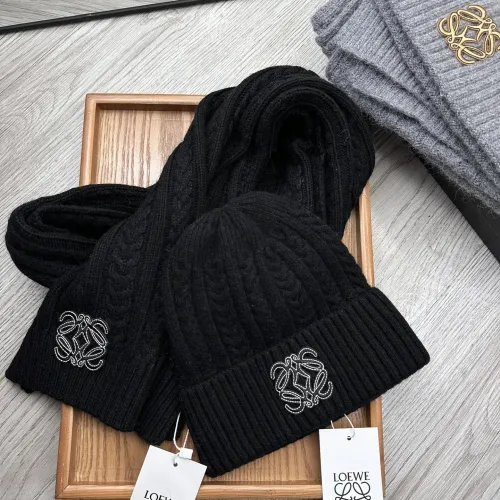 Cheap LOEWE Hat and Scarf Set #1396561 Replica Wholesale [$52.00 USD] [ITEM#1396561] on Replica LOEWE Hat and Scarf and Glove Set