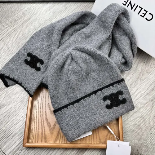 Cheap Celine Hat and Scarf Set #1396564 Replica Wholesale [$52.00 USD] [ITEM#1396564] on Replica Celine Hat and Scarf and Glove Set