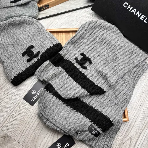 Cheap Chanel Hat and Scarf Set #1396568 Replica Wholesale [$52.00 USD] [ITEM#1396568] on Replica Chanel Hat and Scarf and Glove Set