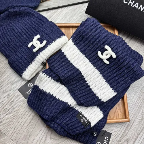 Cheap Chanel Hat and Scarf Set #1396569 Replica Wholesale [$52.00 USD] [ITEM#1396569] on Replica Chanel Hat and Scarf and Glove Set