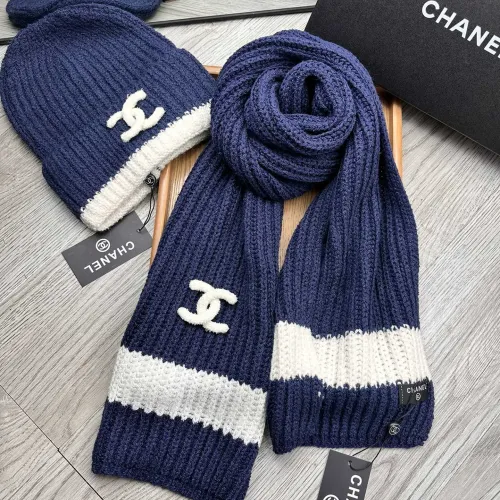 Cheap Chanel Hat and Scarf Set #1396569 Replica Wholesale [$52.00 USD] [ITEM#1396569] on Replica Chanel Hat and Scarf and Glove Set
