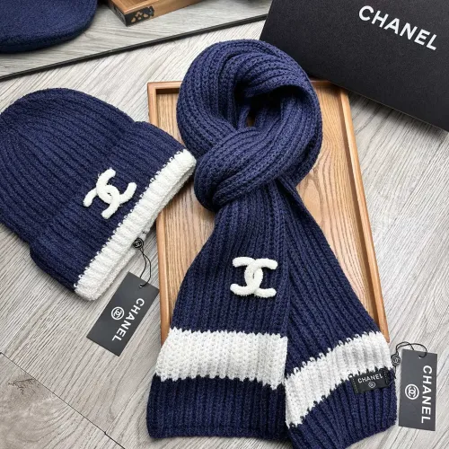 Cheap Chanel Hat and Scarf Set #1396569 Replica Wholesale [$52.00 USD] [ITEM#1396569] on Replica Chanel Hat and Scarf and Glove Set