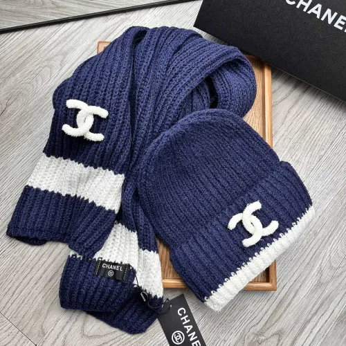 Cheap Chanel Hat and Scarf Set #1396569 Replica Wholesale [$52.00 USD] [ITEM#1396569] on Replica Chanel Hat and Scarf and Glove Set