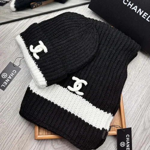 Cheap Chanel Hat and Scarf Set #1396570 Replica Wholesale [$52.00 USD] [ITEM#1396570] on Replica Chanel Hat and Scarf and Glove Set