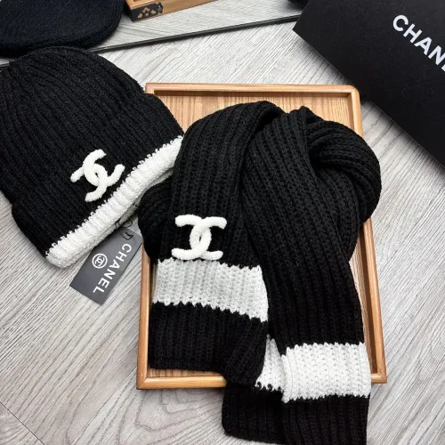 Cheap Chanel Hat and Scarf Set #1396570 Replica Wholesale [$52.00 USD] [ITEM#1396570] on Replica Chanel Hat and Scarf and Glove Set