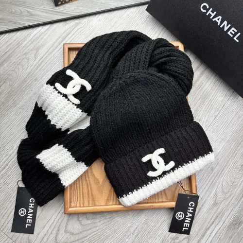 Cheap Chanel Hat and Scarf Set #1396570 Replica Wholesale [$52.00 USD] [ITEM#1396570] on Replica Chanel Hat and Scarf and Glove Set