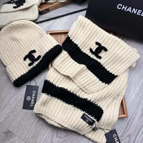 Cheap Chanel Hat and Scarf Set #1396571 Replica Wholesale [$52.00 USD] [ITEM#1396571] on Replica Chanel Hat and Scarf and Glove Set