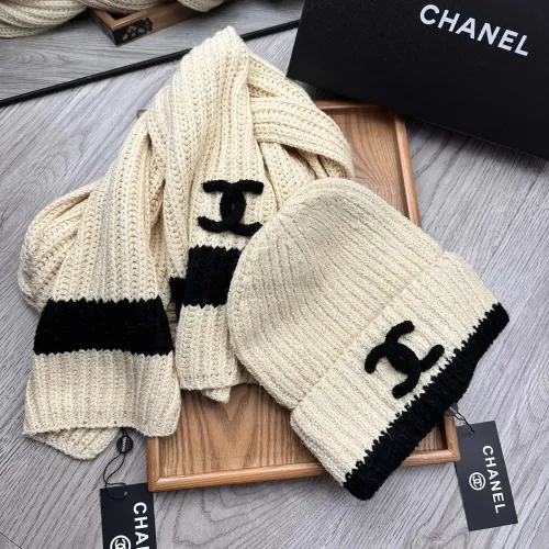 Cheap Chanel Hat and Scarf Set #1396571 Replica Wholesale [$52.00 USD] [ITEM#1396571] on Replica Chanel Hat and Scarf and Glove Set