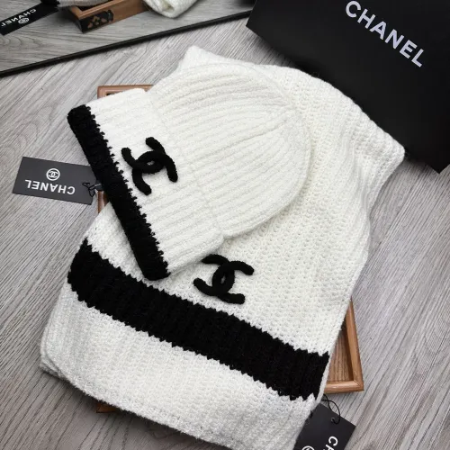 Cheap Chanel Hat and Scarf Set #1396572 Replica Wholesale [$52.00 USD] [ITEM#1396572] on Replica Chanel Hat and Scarf and Glove Set