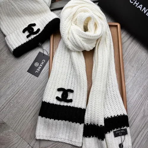 Cheap Chanel Hat and Scarf Set #1396572 Replica Wholesale [$52.00 USD] [ITEM#1396572] on Replica Chanel Hat and Scarf and Glove Set