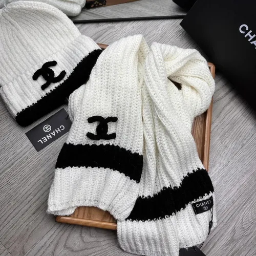 Cheap Chanel Hat and Scarf Set #1396572 Replica Wholesale [$52.00 USD] [ITEM#1396572] on Replica Chanel Hat and Scarf and Glove Set