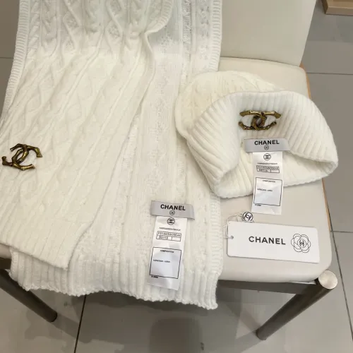 Cheap Chanel Hat and Scarf Set #1396587 Replica Wholesale [$48.00 USD] [ITEM#1396587] on Replica Chanel Hat and Scarf and Glove Set