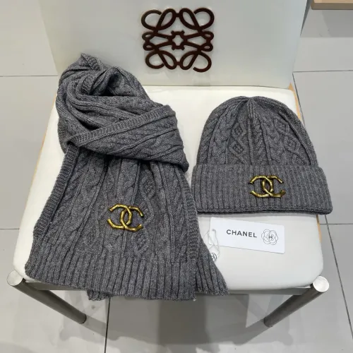 Cheap Chanel Hat and Scarf Set #1396589 Replica Wholesale [$48.00 USD] [ITEM#1396589] on Replica Chanel Hat and Scarf and Glove Set