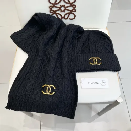 Cheap Chanel Hat and Scarf Set #1396590 Replica Wholesale [$48.00 USD] [ITEM#1396590] on Replica Chanel Hat and Scarf and Glove Set