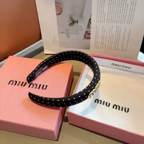 Cheap MIU MIU Headband For Women #1397210 Replica Wholesale [$27.00 USD] [ITEM#1397210] on Replica MIU MIU Headband