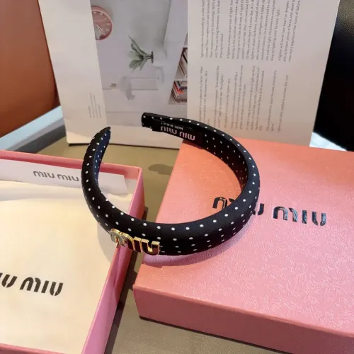 Cheap MIU MIU Headband For Women #1397210 Replica Wholesale [$27.00 USD] [ITEM#1397210] on Replica MIU MIU Headband