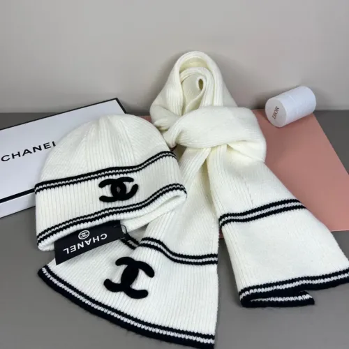 Cheap Chanel Hat and Scarf Set #1397234 Replica Wholesale [$45.00 USD] [ITEM#1397234] on Replica Chanel Hat and Scarf and Glove Set
