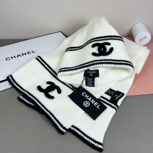 Cheap Chanel Hat and Scarf Set #1397234 Replica Wholesale [$45.00 USD] [ITEM#1397234] on Replica Chanel Hat and Scarf and Glove Set
