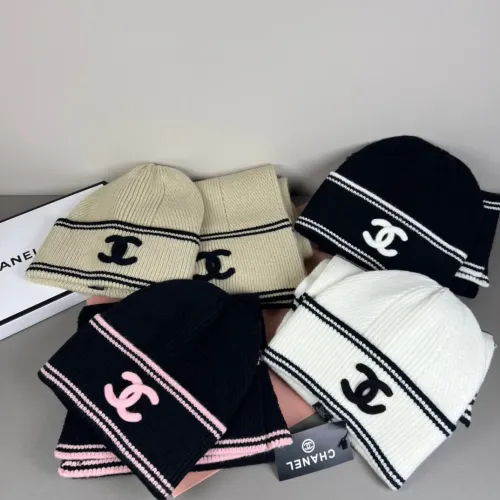 Cheap Chanel Hat and Scarf Set #1397237 Replica Wholesale [$45.00 USD] [ITEM#1397237] on Replica Chanel Hat and Scarf and Glove Set