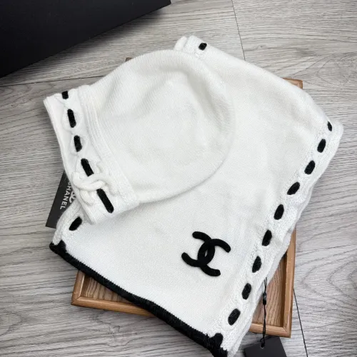 Cheap Chanel Hat and Scarf Set #1397238 Replica Wholesale [$60.00 USD] [ITEM#1397238] on Replica Chanel Hat and Scarf and Glove Set