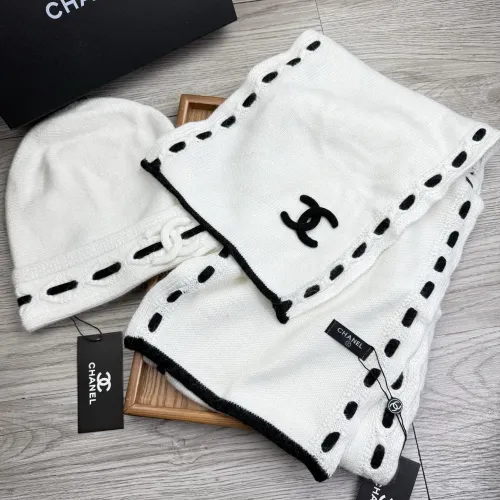 Cheap Chanel Hat and Scarf Set #1397238 Replica Wholesale [$60.00 USD] [ITEM#1397238] on Replica Chanel Hat and Scarf and Glove Set