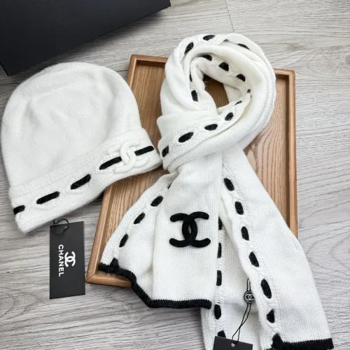 Cheap Chanel Hat and Scarf Set #1397238 Replica Wholesale [$60.00 USD] [ITEM#1397238] on Replica Chanel Hat and Scarf and Glove Set
