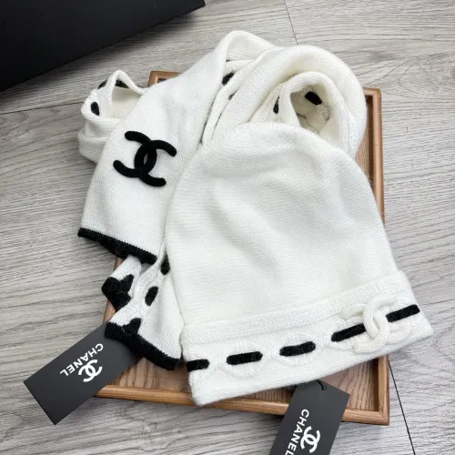 Cheap Chanel Hat and Scarf Set #1397238 Replica Wholesale [$60.00 USD] [ITEM#1397238] on Replica Chanel Hat and Scarf and Glove Set