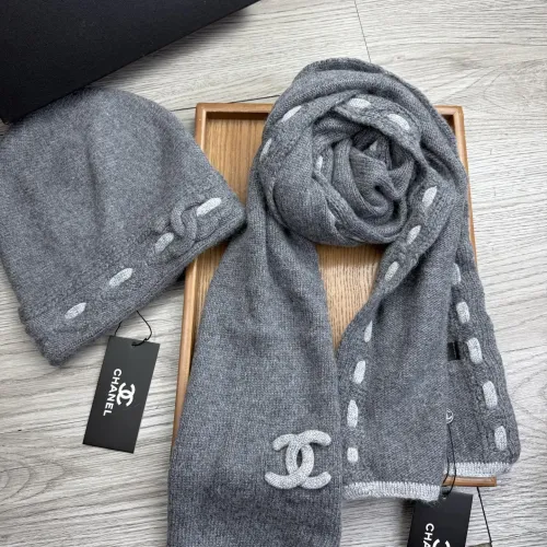 Cheap Chanel Hat and Scarf Set #1397239 Replica Wholesale [$60.00 USD] [ITEM#1397239] on Replica Chanel Hat and Scarf and Glove Set