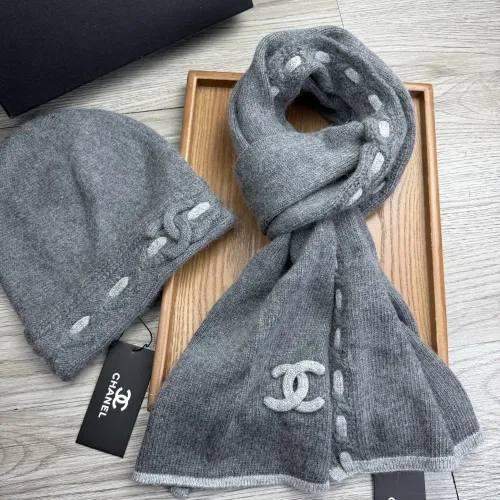 Cheap Chanel Hat and Scarf Set #1397239 Replica Wholesale [$60.00 USD] [ITEM#1397239] on Replica Chanel Hat and Scarf and Glove Set