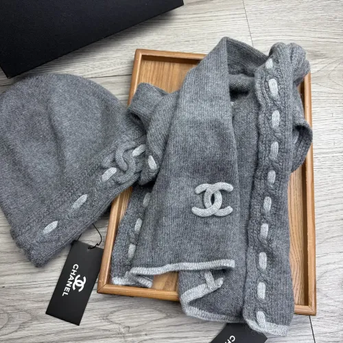 Cheap Chanel Hat and Scarf Set #1397239 Replica Wholesale [$60.00 USD] [ITEM#1397239] on Replica Chanel Hat and Scarf and Glove Set