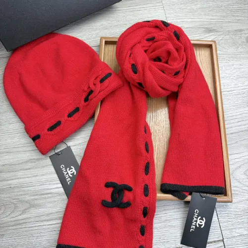 Cheap Chanel Hat and Scarf Set #1397240 Replica Wholesale [$60.00 USD] [ITEM#1397240] on Replica Chanel Hat and Scarf and Glove Set