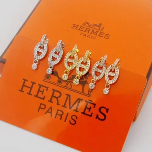 Cheap Hermes Earrings For Women #1397566 Replica Wholesale [$25.00 USD] [ITEM#1397566] on Replica Hermes Earrings