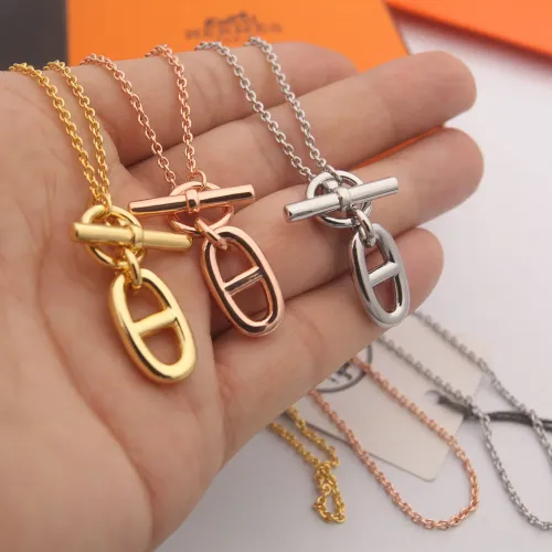 Cheap Hermes Necklaces #1397569 Replica Wholesale [$25.00 USD] [ITEM#1397569] on Replica Hermes Necklaces