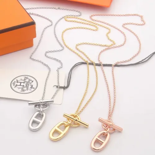 Cheap Hermes Necklaces #1397570 Replica Wholesale [$25.00 USD] [ITEM#1397570] on Replica Hermes Necklaces