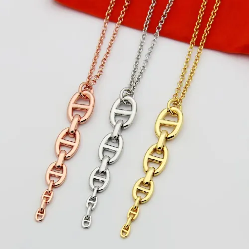 Cheap Hermes Necklaces #1397573 Replica Wholesale [$25.00 USD] [ITEM#1397573] on Replica Hermes Necklaces