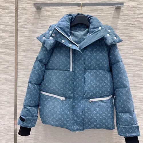 Cheap Louis Vuitton LV Down Feather Coat Long Sleeved For Women #1397744 Replica Wholesale [$247.93 USD] [ITEM#1397744] on Replica Louis Vuitton LV Down Feather Coat