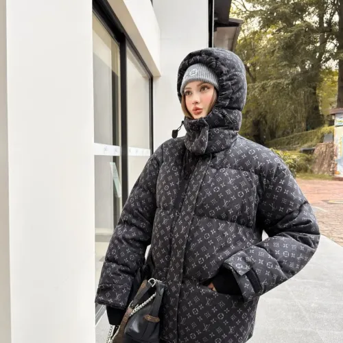 Cheap Louis Vuitton LV Down Feather Coat Long Sleeved For Women #1397745 Replica Wholesale [$247.93 USD] [ITEM#1397745] on Replica Louis Vuitton LV Down Feather Coat