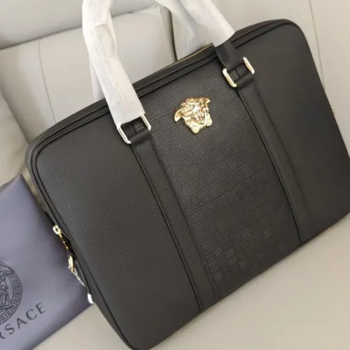 Cheap Versace AAA Man Handbags #1397933 Replica Wholesale [$162.00 USD] [ITEM#1397933] on Replica Versace AAA Man Handbags