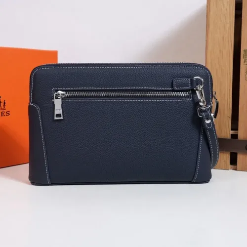 Cheap Hermes AAA Man Pouches #1398169 Replica Wholesale [$96.00 USD] [ITEM#1398169] on Replica Hermes AAA Man Wallets
