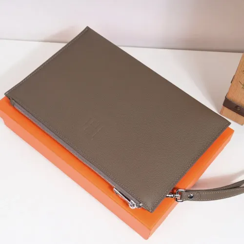 Cheap Hermes AAA Man Pouches #1398181 Replica Wholesale [$96.00 USD] [ITEM#1398181] on Replica Hermes AAA Man Wallets