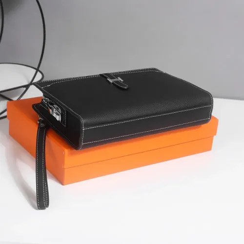 Cheap Hermes AAA Man Pouches #1398186 Replica Wholesale [$96.00 USD] [ITEM#1398186] on Replica Hermes AAA Man Wallets