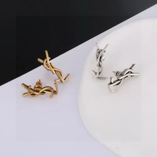 Cheap Yves Saint Laurent YSL Earrings For Women #1398195 Replica Wholesale [$25.00 USD] [ITEM#1398195] on Replica Yves Saint Laurent YSL Earrings