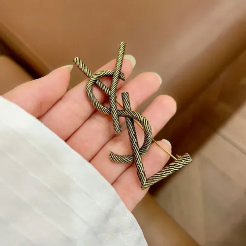 Cheap Yves Saint Laurent Brooches For Women #1398219 Replica Wholesale [$27.00 USD] [ITEM#1398219] on Replica Yves Saint Laurent Brooches