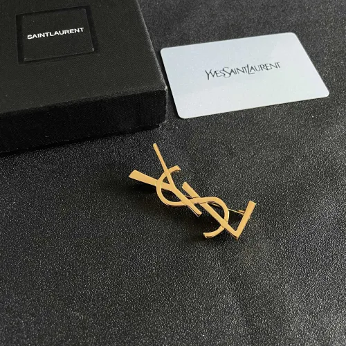 Cheap Yves Saint Laurent Brooches For Women #1398224 Replica Wholesale [$32.00 USD] [ITEM#1398224] on Replica Yves Saint Laurent Brooches