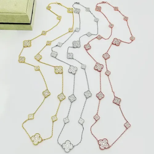 Cheap Van Cleef &amp; Arpels Necklaces For Women #1398242 Replica Wholesale [$56.00 USD] [ITEM#1398242] on Replica Van Cleef &amp; Arpels Necklaces
